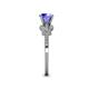 6 - Katelle Desire Tanzanite and Diamond Engagement Ring 