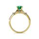 5 - Katelle Desire Emerald and Diamond Engagement Ring 