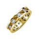 3 - Celina 3.40 mm Round Citrine and Diamond Eternity Band 