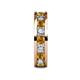 5 - Celina 3.40 mm Round Citrine and Diamond Eternity Band 