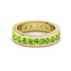 3 - Celina 3.40 mm Round Peridot Eternity Band 