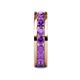 6 - Celina 3.40 mm Round Amethyst Eternity Band 