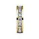 6 - Celina 3.40 mm Round Diamond Eternity Band 