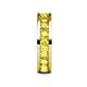 6 - Celina 3.40 mm Round Yellow Sapphire Eternity Band 