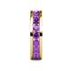 6 - Celina 3.40 mm Round Amethyst Eternity Band 