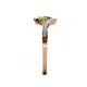 6 - Eleni Peridot and Iolite with Side Diamonds Bypass Ring 