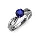 4 - Senara Desire Blue Sapphire Engagement Ring 