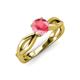 4 - Senara Desire Pink Tourmaline Engagement Ring 
