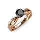 4 - Senara Desire Black Diamond Engagement Ring 