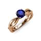 4 - Senara Desire Blue Sapphire Engagement Ring 