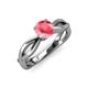 4 - Senara Desire Pink Tourmaline Engagement Ring 