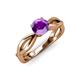 4 - Senara Desire Amethyst Engagement Ring 