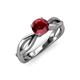 4 - Senara Desire Ruby Engagement Ring 