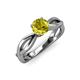 4 - Senara Desire Yellow Diamond Engagement Ring 