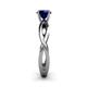 6 - Senara Desire Blue Sapphire Engagement Ring 
