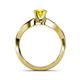 5 - Senara Desire Yellow Diamond Engagement Ring 