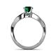 5 - Senara Desire Emerald Engagement Ring 
