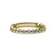 1 - Ashlyn 1.80 mm Diamond 3/4 Eternity Band 