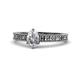 1 - Florian Classic 7x5 mm Oval Cut Diamond Solitaire Engagement Ring 
