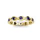 3 - Breanna 1.70 mm Blue Sapphire Eternity Band 