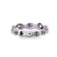 3 - Breanna 1.70 mm Amethyst Eternity Band 