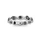 3 - Breanna 1.70 mm Black Diamond Eternity Band 