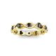 3 - Breanna 1.70 mm Black Diamond Eternity Band 
