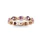3 - Breanna 1.70 mm Amethyst Eternity Band 
