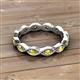 3 - Breanna 1.70 mm Yellow Sapphire Eternity Band 