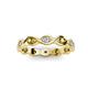 3 - Breanna 1.70 mm Citrine and Diamond Eternity Band 