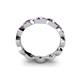5 - Breanna 1.70 mm Amethyst Eternity Band 