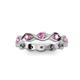 3 - Breanna 2.20 mm Pink Sapphire Eternity Band 