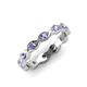4 - Breanna 2.20 mm Tanzanite Eternity Band 