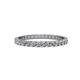1 - Audrey 2.00 mm Diamond U Prong Eternity Band 