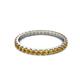 3 - Audrey 2.40 mm Citrine U Prong Eternity Band 