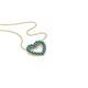 1 - Zayna London Blue Topaz Heart Pendant 