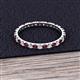 3 - Audrey 2.00 mm Ruby and Diamond Eternity Band 