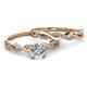 3 - Mayra Desire Diamond Infinity Bridal Set Ring 