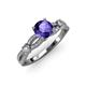4 - Senna Desire Iolite and Diamond Engagement Ring 