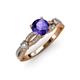 4 - Senna Desire Iolite and Diamond Engagement Ring 