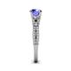6 - Senna Desire Tanzanite and Diamond Engagement Ring 