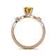 5 - Senna Desire Citrine and Diamond Engagement Ring 