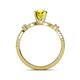 5 - Senna Desire Yellow and White Diamond Engagement Ring 