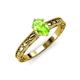 3 - Rachel Classic 7x5 mm Oval Shape Peridot Solitaire Engagement Ring 