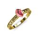 3 - Rachel Classic 7x5 mm Oval Shape Pink Tourmaline Solitaire Engagement Ring 