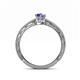 4 - Rachel Classic 7x5 mm Pear Shape Tanzanite Solitaire Engagement Ring 