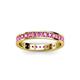 3 - Livia 2.00 mm Pink Sapphire Eternity Band 
