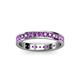 3 - Livia 2.00 mm Amethyst Eternity Band 