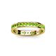 3 - Livia 2.00 mm Peridot Eternity Band 
