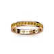 3 - Livia 2.00 mm Citrine Eternity Band 